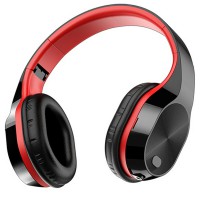 WIRELESS BLUETOOTH HEADPHONES FOLDABLE OVER-THE-EAR TWS HEADSET STEREO WITH MIC