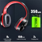 WIRELESS BLUETOOTH HEADPHONES FOLDABLE OVER-THE-EAR TWS HEADSET STEREO WITH MIC