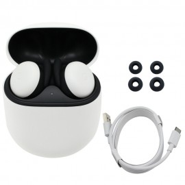 WIRELESS IN-EAR BLUETOOTH HEADPHONES - CLEARLY WHITE WIRELESS IN-EAR BLUETOOTH HEADPHONES - CLEARLY WHITE