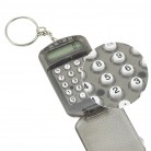 PORTABLE MINI CALCULATOR KEYCHAIN 8 DIGITS DISPLAY ELECTRONIC SCHOOL
