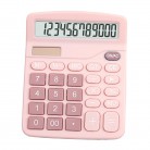 OFFICE HANDHELD DESKTOP CALCULATOR DUAL SOLAR POWER BUSINESS ACCOUNTS PINK NEW