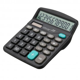 SOLAR BATTERY DESKTOP CALCULATOR BASIC 12-DIGIT LARGE DISPLAY OFFICE BUSINESS SOLAR BATTERY DESKTOP CALCULATOR BASIC 12-DIGIT LARGE DISPLAY OFFICE BUSINESS