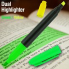 Double sided Highlighters Comes in an array of bright colors, 5 colors per pack