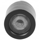 Black Plastic White Light Press Button USB LED Lamp Torch