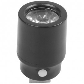 Black Plastic White Light Press Button USB LED Lamp Torch Black Plastic White Light Press Button USB LED Lamp Torch