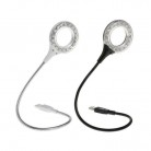 Ring LED Light USB Table Desk Lamp 5V Bright Bulb Flexible Gooseneck Adjustable