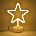 LED Desk Lamp Birthday Present Neon Lights Warm Light