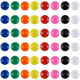 Patelai 48 Pieces Mini Fridge Magnets Round Magnetic Button Whiteboard Office (48pcs per 1 pack) Patelai 48 Pieces Mini Fridge Magnets Round Magnetic Button Whiteboard Office (48pcs per 1 pack)