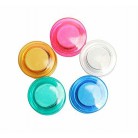 10pcs Colorful Clear Refrigerator Magnets Round Fridge Magnets For Whiteboard (10pcs per 1 pack)