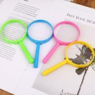 Portable Handheld Magnifier 60mm 3X Magnifying Loupe Reading Glass Lens Kids Toy (4pcs per pack)