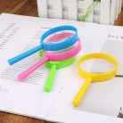Portable Handheld Magnifier 60mm 3X Magnifying Loupe Reading Glass Lens Kids Toy (4pcs per pack)