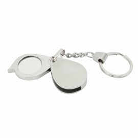 Mini Portable 10X Glass Lens Illuminated Magnifier Magnifying Glass Keychain Mini Portable 10X Glass Lens Illuminated Magnifier Magnifying Glass Keychain