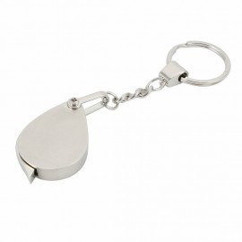 Mini Portable 10X Glass Lens Illuminated Magnifier Magnifying Glass Keychain Mini Portable 10X Glass Lens Illuminated Magnifier Magnifying Glass Keychain