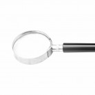 Magnifying Glass 6X Reading Magnifier HANDHELD 2" Glass Lens Jewelry Loupe Loop