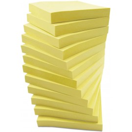 Sticky Notes 3 in x 3 in, 12 Pack Canary Yellow Self-Sticky Notes Pad, 100 Sheets/Pad, 1 Colors (1200 Sheets per 1 pack) Sticky Notes 3 in x 3 in, 12 Pack Canary Yellow Self-Sticky Notes Pad, 100 Sheets/Pad, 1 Colors (1200 Sheets per 1 pack)