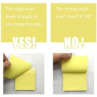 Sticky Notes 3 in x 3 in, 12 Pack Canary Yellow Self-Sticky Notes Pad, 100 Sheets/Pad, 1 Colors (1200 Sheets per 1 pack)
