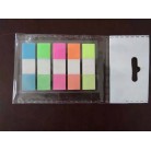 Assorted Color Fluorescent Memo Index Sticky Tabs/Notes, 3 Packs, 300 pcs