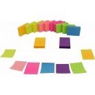 Self Sticky Notes Memo Reminder Neon Assorted Colors 12 Pads 100 Sheets Adhesive