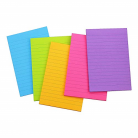 Sticky Notes with Lines Lined Sticky Notes 4x6 Bright Multi Colors 6 Pads 45