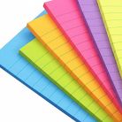 Sticky Notes with Lines Lined Sticky Notes 4x6 Bright Multi Colors 6 Pads 45