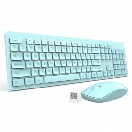Wireless Keyboard and Mouse Combo (Blue) Wireless Keyboard and Mouse Combo (Blue)