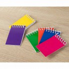 Mini Small Spiral Notepads Notebooks Lined Paper, 6 Color, 2x3.5" (24Pack)