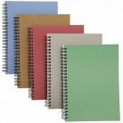 5x Kraft Notebook Journals Note Book Pad Schools College Ruled 5 Colors, 6" x 8" (5 pack)