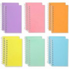 Mini Spiral Notebooks, College Ruled Wire bound Notepads, Pastel, 3 x 5" (12 pack)