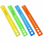 Flexible Rulers 12 Inch 4 Pieces Student Transparent Rulers for School Rulers (4PCS PACK)