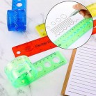 Flexible Rulers 12 Inch 4 Pieces Student Transparent Rulers for School Rulers (4PCS PACK)