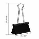 Extra Large Binder Clips 2-Inch (24 Pack), Big Paper Clamps for Office Supplies