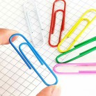 Paper Clips, 100Pcs 2 Inch Large Paper Clips, Assorted Colored Coated Jumbo Pape