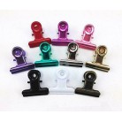 20pcs Mixed Color Metal Bulldog Clips, Utility Paper Clips, Hinge Clips