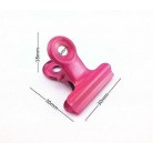 20pcs Mixed Color Metal Bulldog Clips, Utility Paper Clips, Hinge Clips
