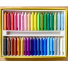 Natural Crayons or Oil Pastels, 36 Stick Crayons