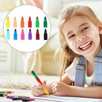 12 Pieces Stacking Crayons Buildable Crayons Colorful Crayon for Kids School