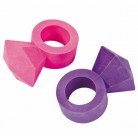 Soft Eraser Neon Rubber Diamond Ring Stationary Office Supplies Pencil No Smudge
