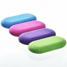 Bright Color Oval Soft Pencil Mark Eraser Rubber for School, Office, Art (4 pack)