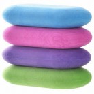 Bright Color Oval Soft Pencil Mark Eraser Rubber for School, Office, Art (4 pack)