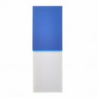 Two-Tone White & Blue Vinyl Soft Pencil Mark Eraser Rubber for School (8 pack)
