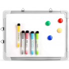 Small Dry Erase White Board Magnetic Portable Hanging Whiteboard Easel Drawing