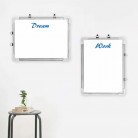Small Dry Erase White Board Magnetic Portable Hanging Whiteboard Easel Drawing