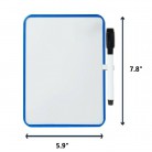Magnetic Whiteboard Dry-Erase Small Board with Marker and Magnets 6"x8"