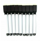 Magnetic Whiteboard Marker Pens Black & Color 8 Pens Dry Eraser Easy Wipe