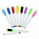 Magnetic Whiteboard Marker Pens Black & Color 8 Pens Dry Eraser Easy Wipe