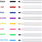 24 Pieces Magnetic Dry Erase Markers Whiteboard Erase Marker With Erasers Cap (24 pack)